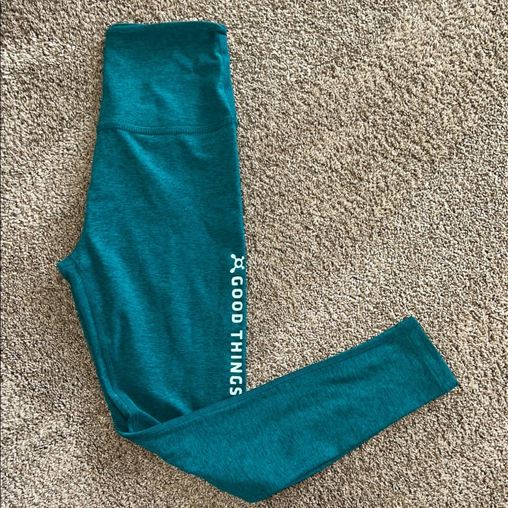 Beyond Yoga Leggings Stretchy Performance Pants Orange Theory